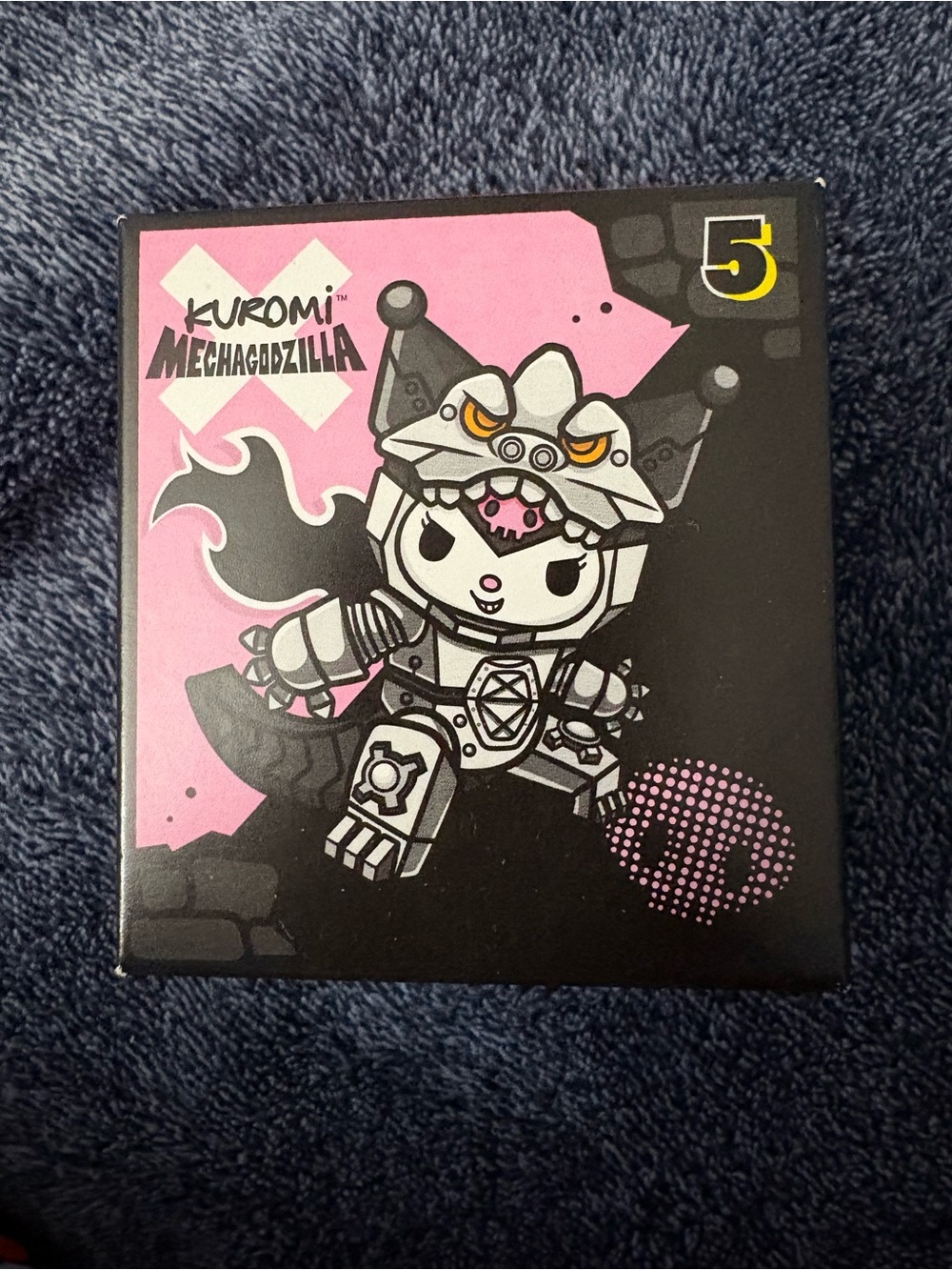 McDonald's Kuromi Mechagodzilla Collectible Figure - Pink & Black